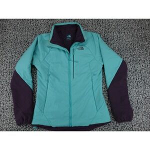 The North Face Ventrix Jacket Womens Small Teal Purple Insulated Full Zip Coat